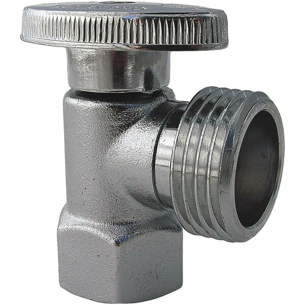 Larsen Supply Co Stop Valve, 1/2x3/4mht 1/4 T 06-9251